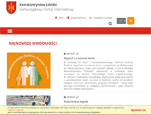 Tablet Screenshot of konstantynow.pl